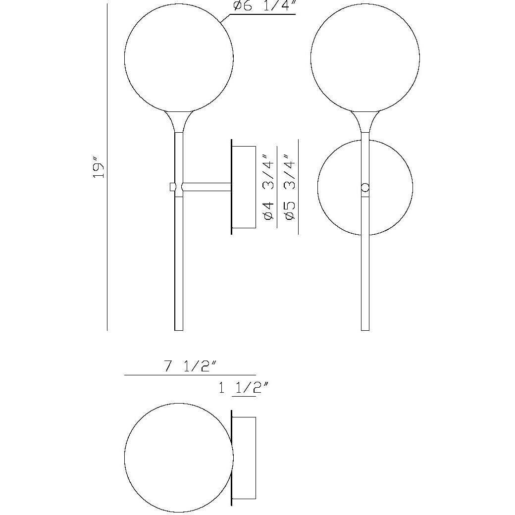 Iissa Wall Sconce Wall Light in Smoke